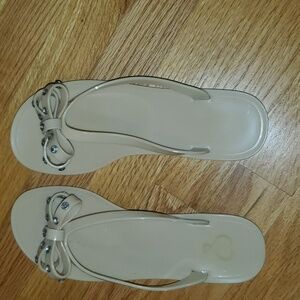 Nude colored sandals